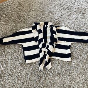 Moth Black and White Knit Sweater